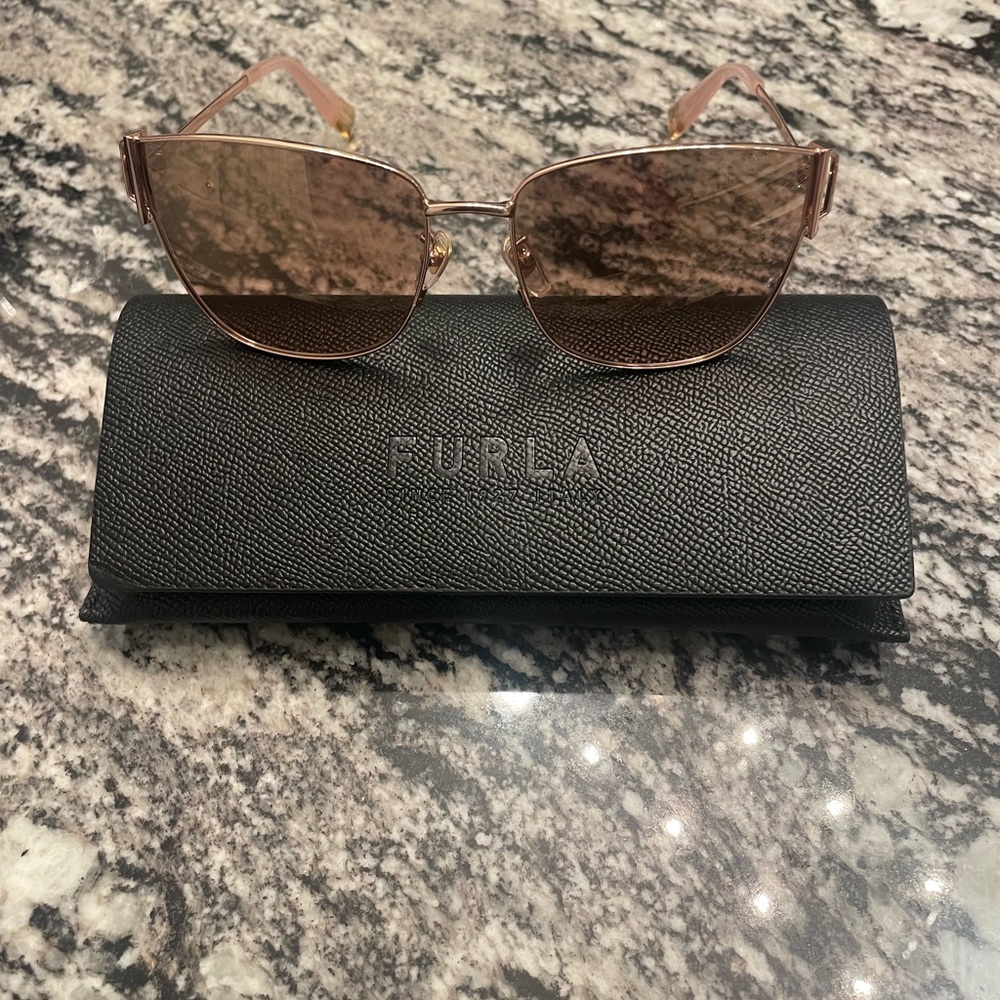Furla Rose Gold Sunglasses